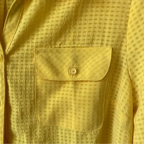 Women front open button down shirt with pockets size large - Picture 5 of 10